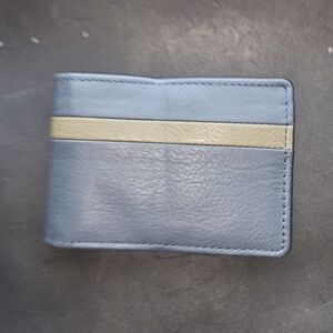 Roundtree & Yorke Blue and Gold Card Holder